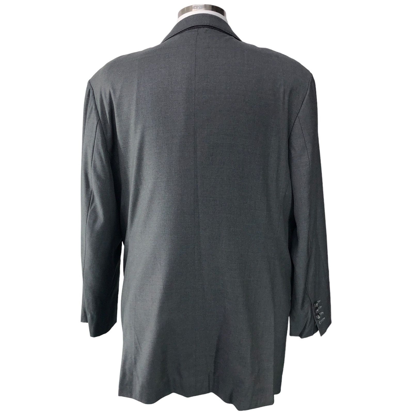Other Elevee Mens Size 44L Bespoke Sport Coat Blazer Jacket Gray Size 44L - 7 Thumbnail