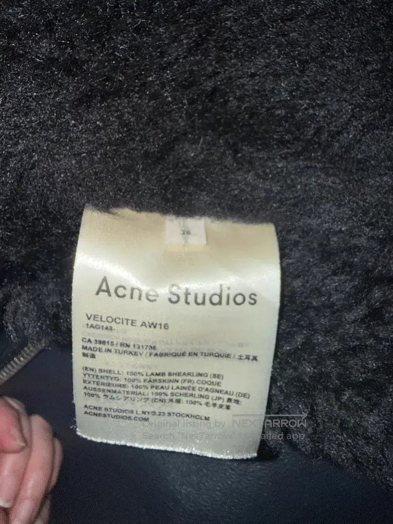 Acne Studios Acne Studios Shearling and Leather Combination Jacket, bla Size XS / US 0-2 / IT 36-38 - 5 Thumbnail