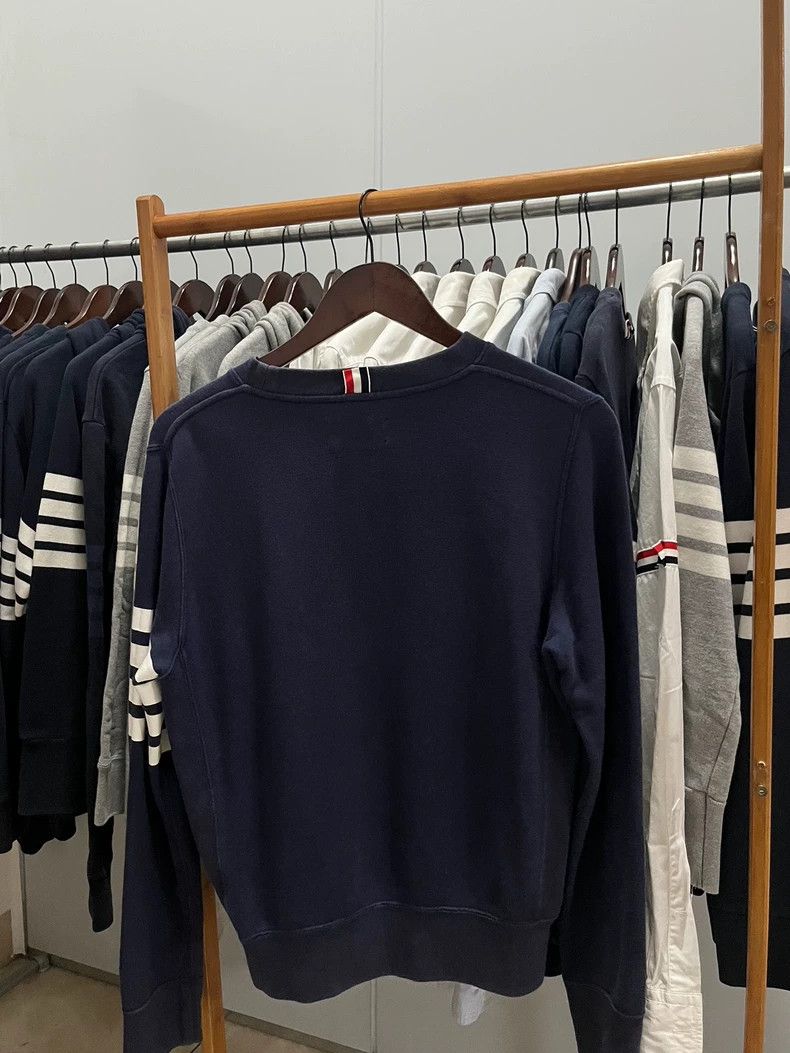 Thom Browne thom browneClassic four-striped blue sweatshirt 2503-Nextar Size US S / EU 44-46 / 1 - 2 Thumbnail
