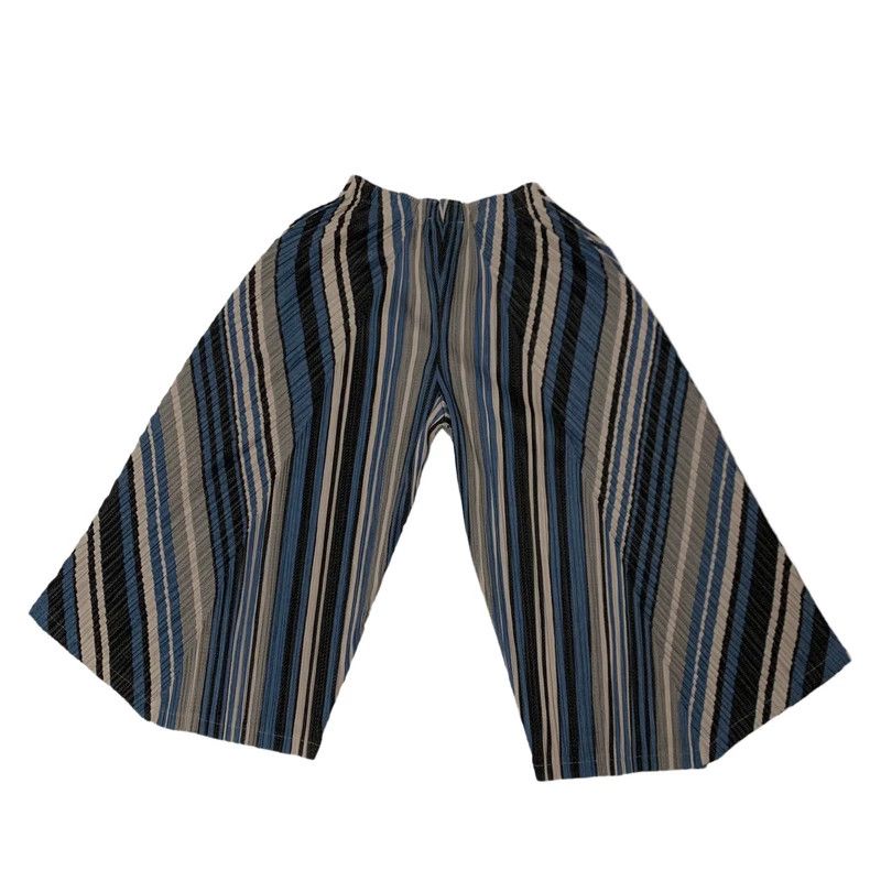 Issey Miyake Issey Miyake size:3 Striped pleated trousers Size 24" / US 00 / IT 34 - 2 Thumbnail