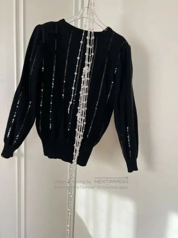 Dior Dior Black Women's Pullover Sweater with Sequins . Size M / US 6-8 / IT 42-44 - 4 Thumbnail