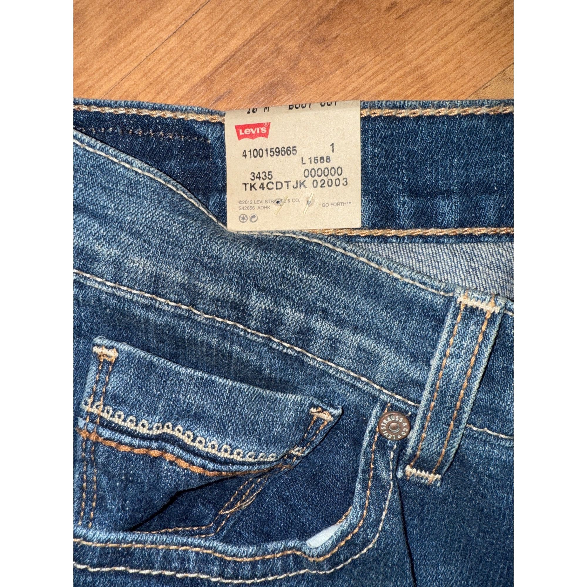 Levi's Levi's Women's 515 Classic Boot Cut Mid Rise Blue Jeans Size 32" / US 10 / IT 46 - 8 Thumbnail