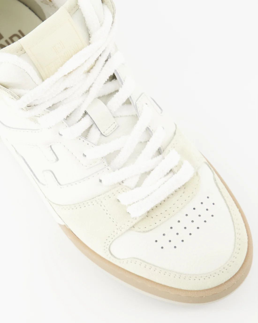 Fendi o1w1db10325 8E8358 Hi-Top Sneakers in White Size US 7 / IT 37 - 5 Thumbnail