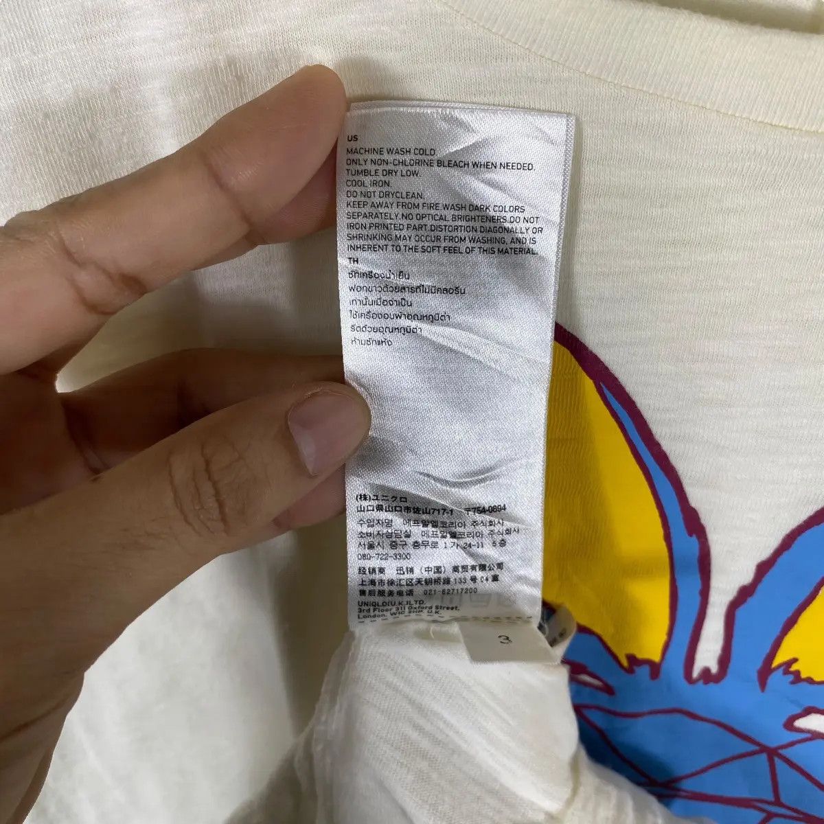 Japanese Brand UNIQLO UNDERCOVER Diamond Rabbit Graphic Tee Shirt Size M / US 6-8 / IT 42-44 - 9 Thumbnail