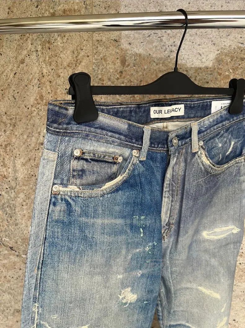 Our Legacy Our Legacy Digital print loose jeans Size US 32 / EU 48 - 3 Thumbnail
