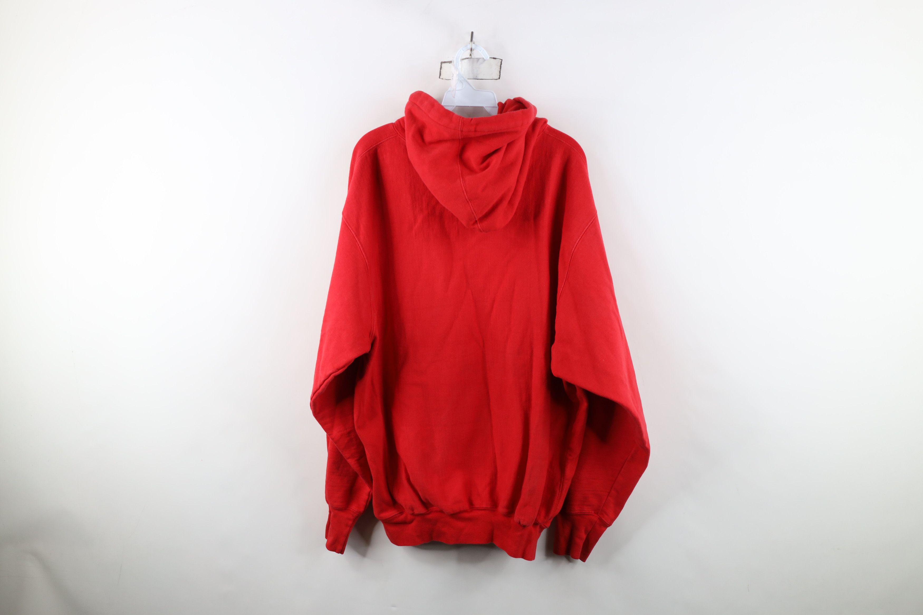 Vintage Vintage 90s Y2K University Heavyweight Hoodie Sweatshirt Size US XL / EU 56 / 4 - 12 Thumbnail