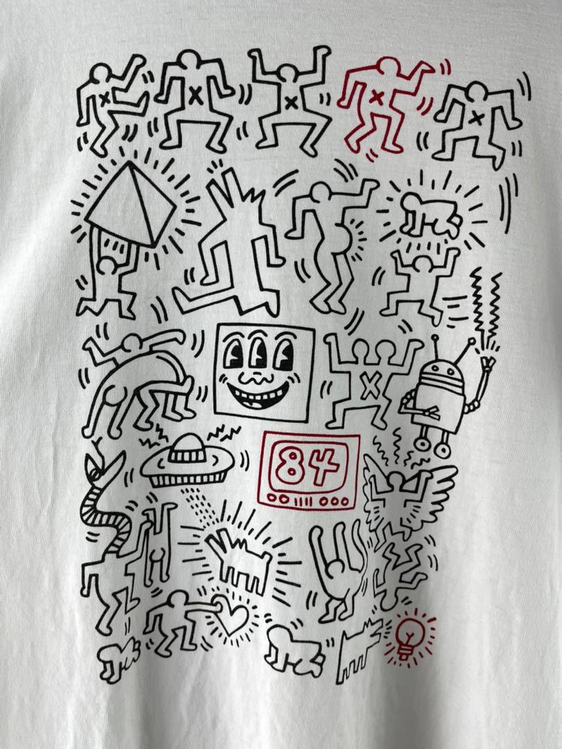 Keith Haring × Vintage Keith Haring Art Long Sleeve Tee Size US L / EU 52-54 / 3 - 5 Thumbnail
