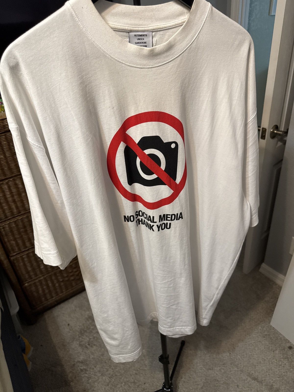 Vetements Vetements Antisocial No Social Media Tee | Grailed