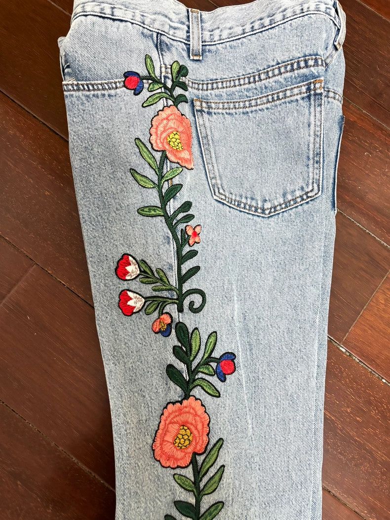 Gucci Gucci Lace embroidered jeans 2503-Nextarrow Size 27" / US 4 / IT 40 - 8 Thumbnail