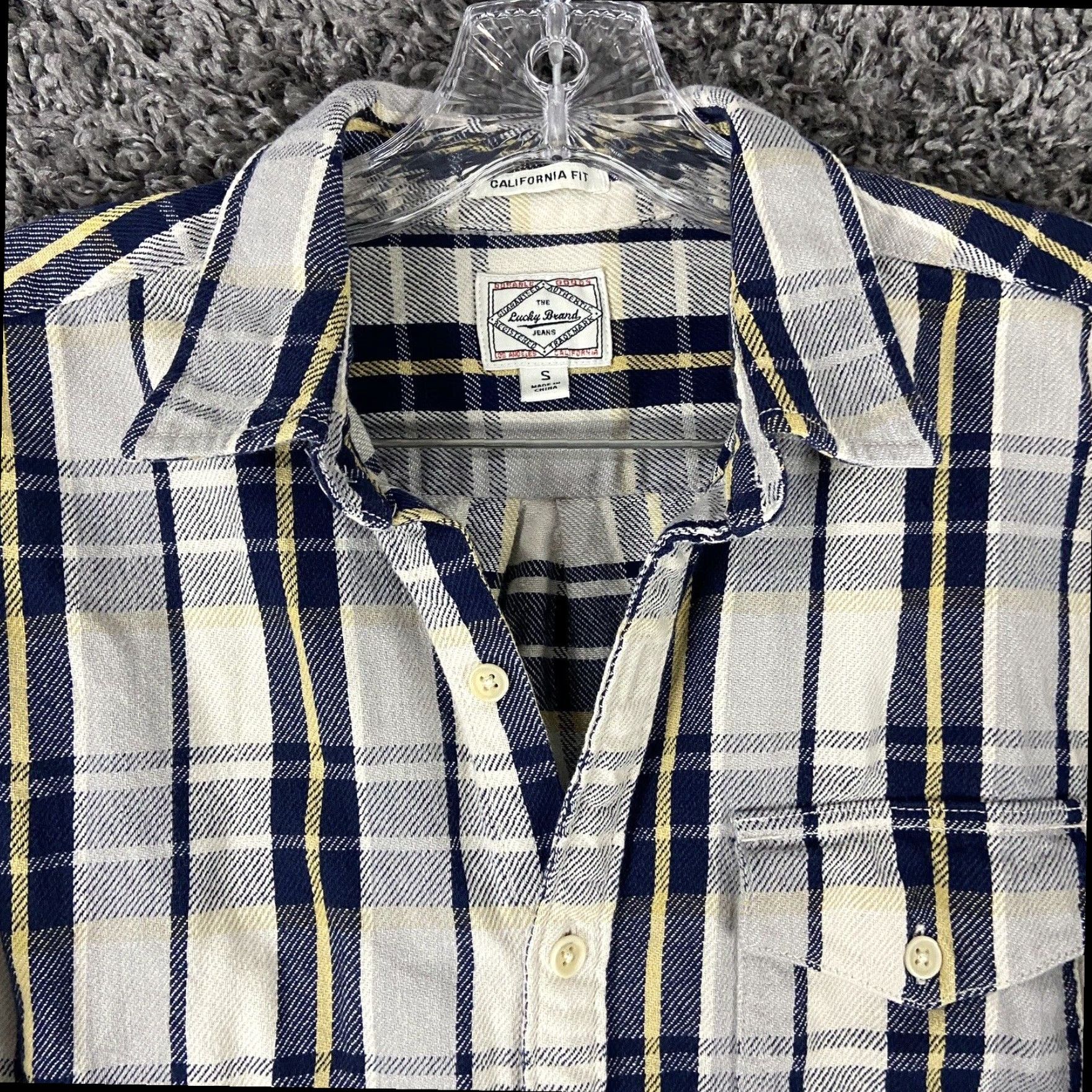 Lucky Brand Lucky Brand Multicolor Plaid Flannel Button-Up Shirt Womens Small California Size S / US 4 / IT 40 - 5 Thumbnail