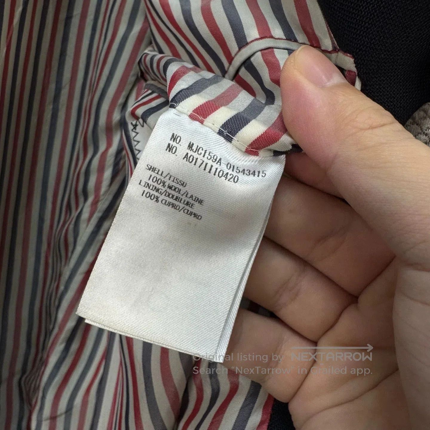 Thom Browne Whale Turtle Embroidered Suit Jacket. Size US M / EU 48-50 / 2 - 8 Thumbnail