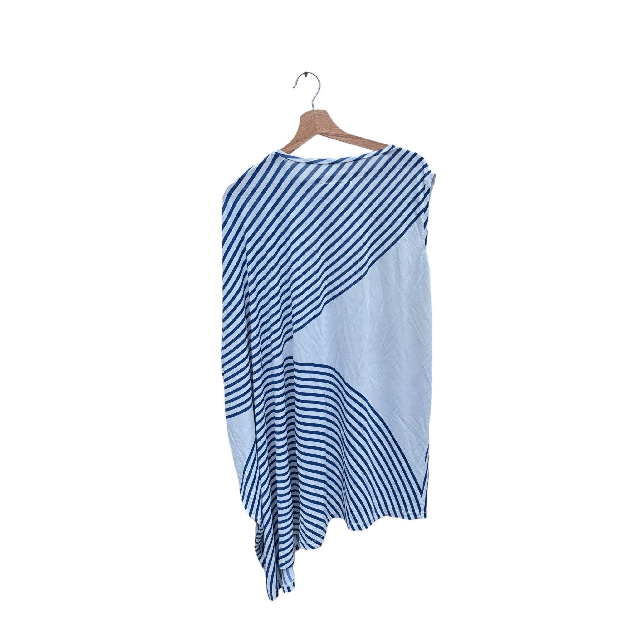Maison Margiela MM6 Navy White Striped Top Size S / US 4 / IT 40 - 5 Thumbnail