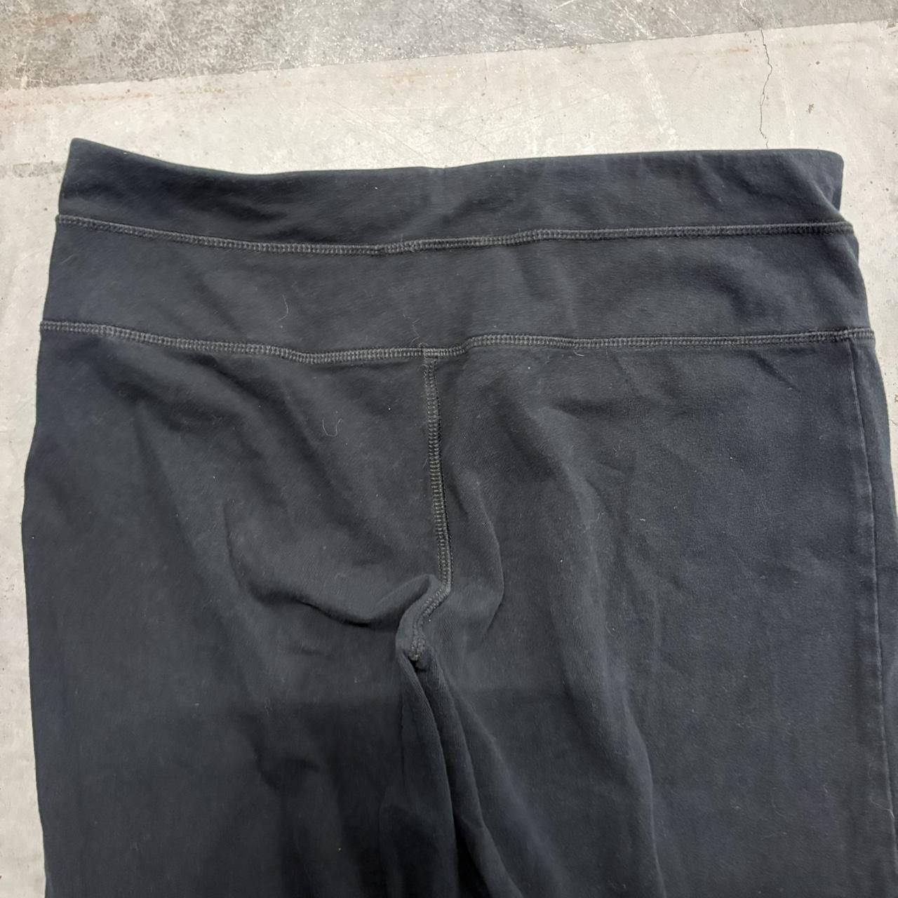 Vintage Crazy Vintage Y2K/2000s Baggy Flare Black Yoga Style Womens Sweatpants! Size US 30 / EU 46 - 5 Thumbnail