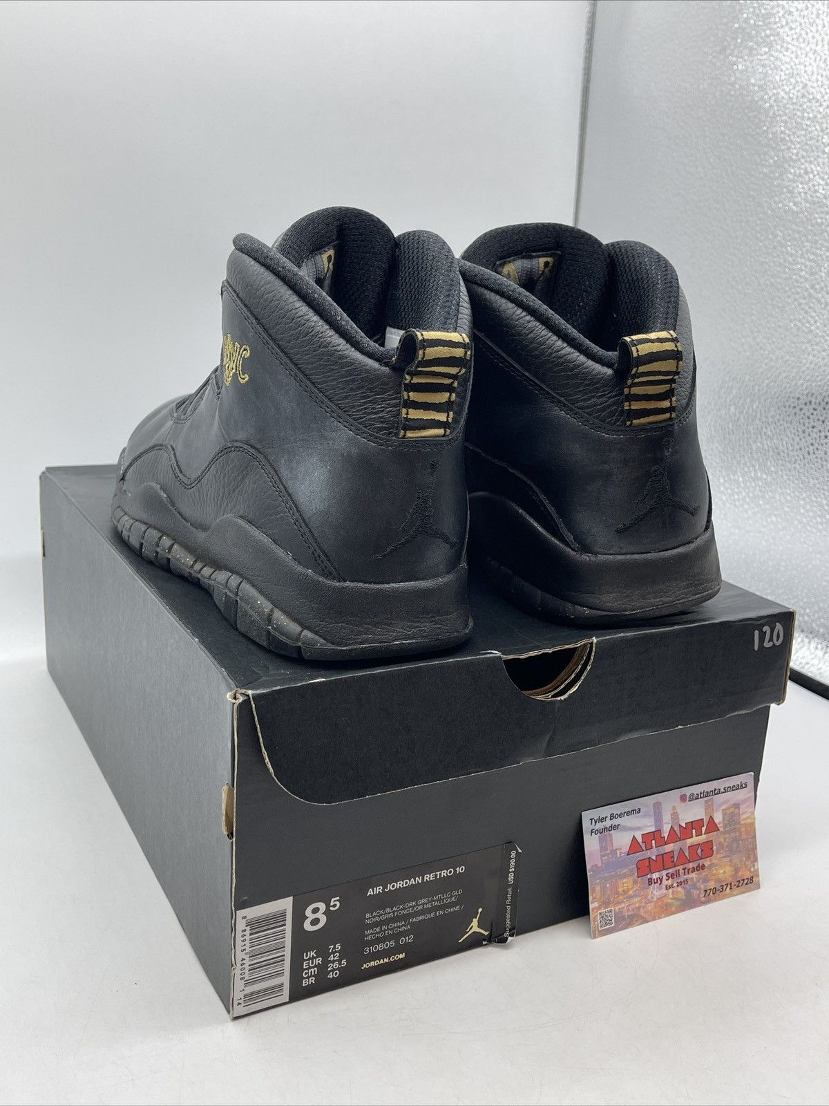 Jordan Brand Air Jordan 10 NYC Size US 8.5 / EU 41-42 - 4 Thumbnail