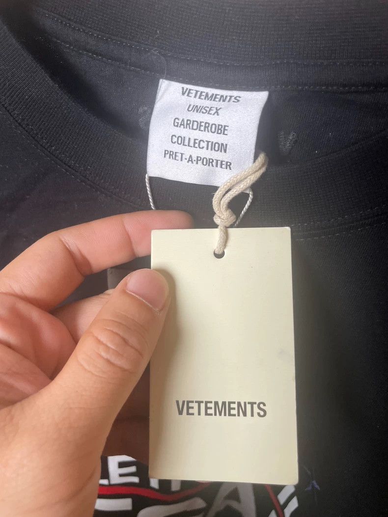 Vetements Vetements Brand Printed T-Shirt, Size S Size US S / EU 44-46 / 1 - 2 Thumbnail