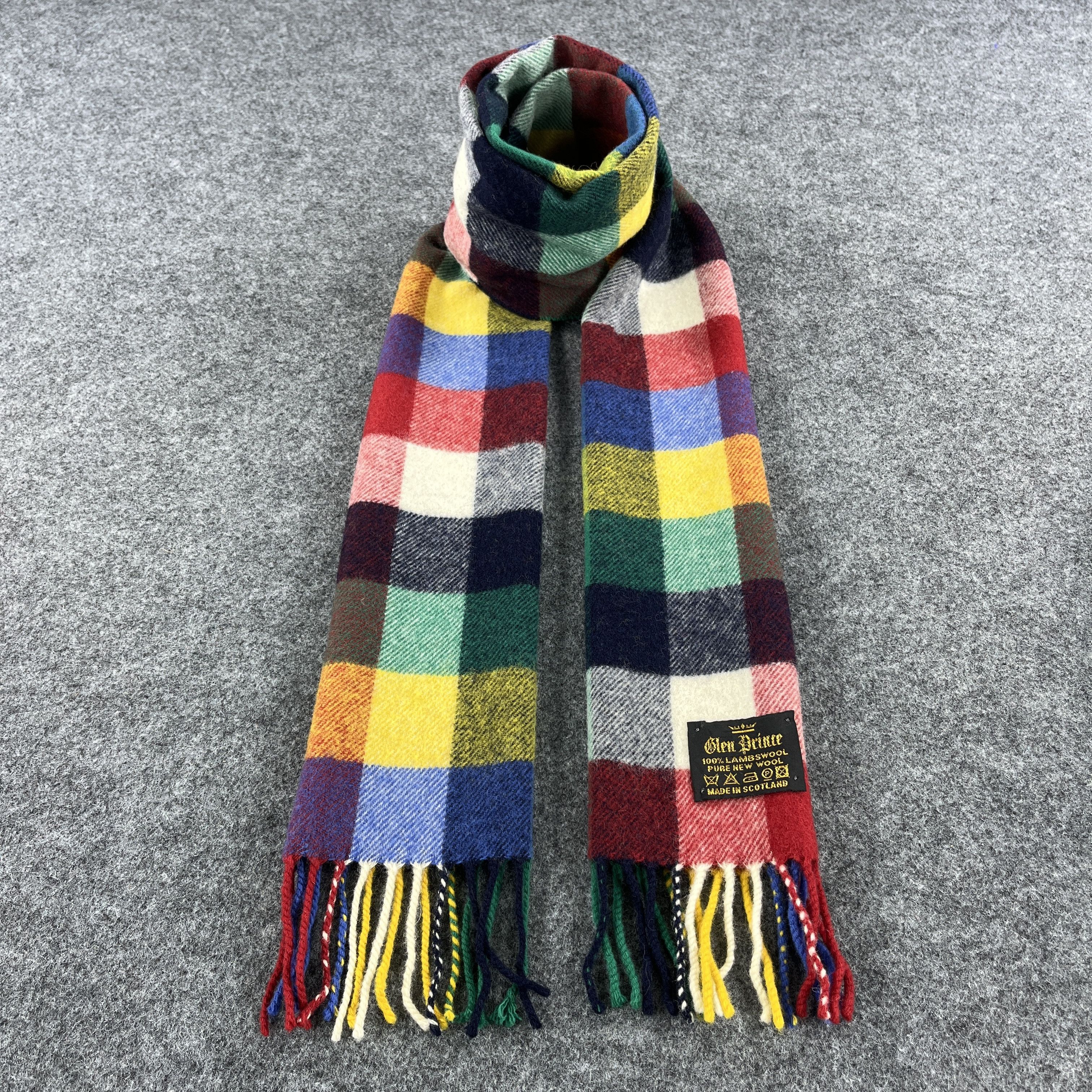 Vintage Glen Prince Scarf / Muffler / Neckwear T1490 Size ONE SIZE - 1 Thumbnail