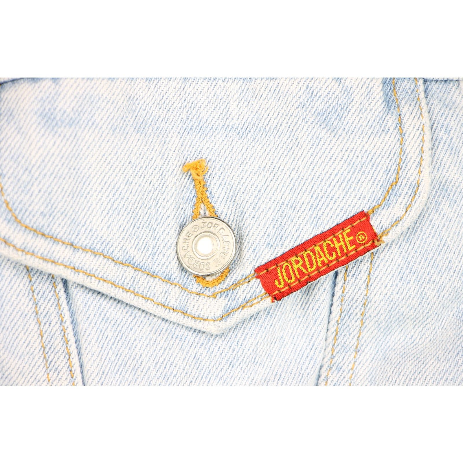 Jordache Vintage Jordache Harley Davidson Eagle Trucker Jean Jacket Size S / US 4 / IT 40 - 9 Thumbnail