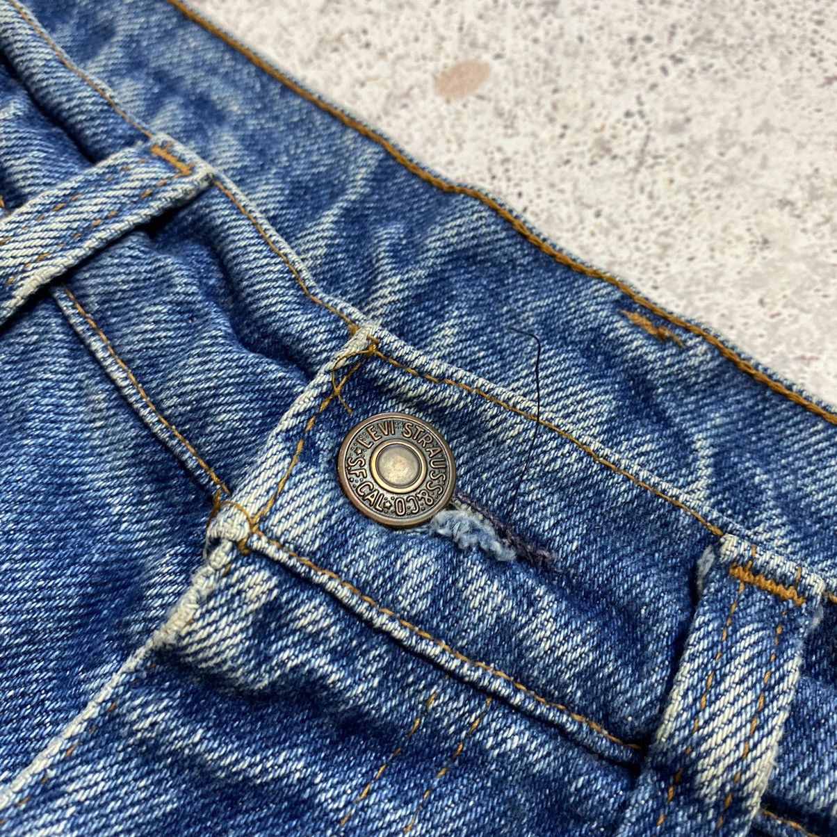 Levi's × Vintage Vintage Orange Tab Levi’s Flared Washed Denim Jeans 80s Y2K Size US 30 / EU 46 - 7 Thumbnail