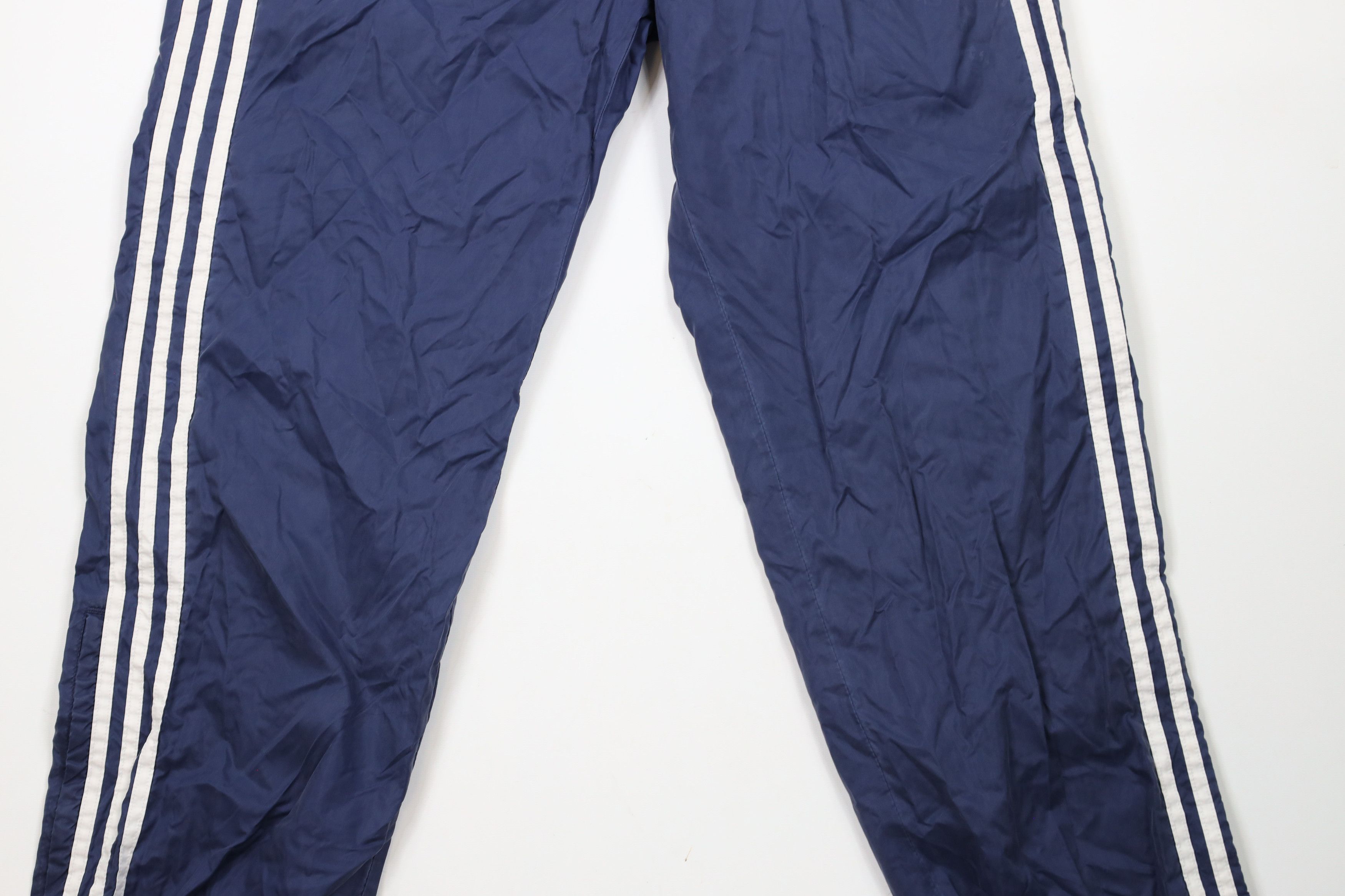 Adidas × Vintage Vintage 90s Adidas Spell Striped Cuffed Joggers Pants Nylon Size US 36 / EU 52 - 3 Thumbnail