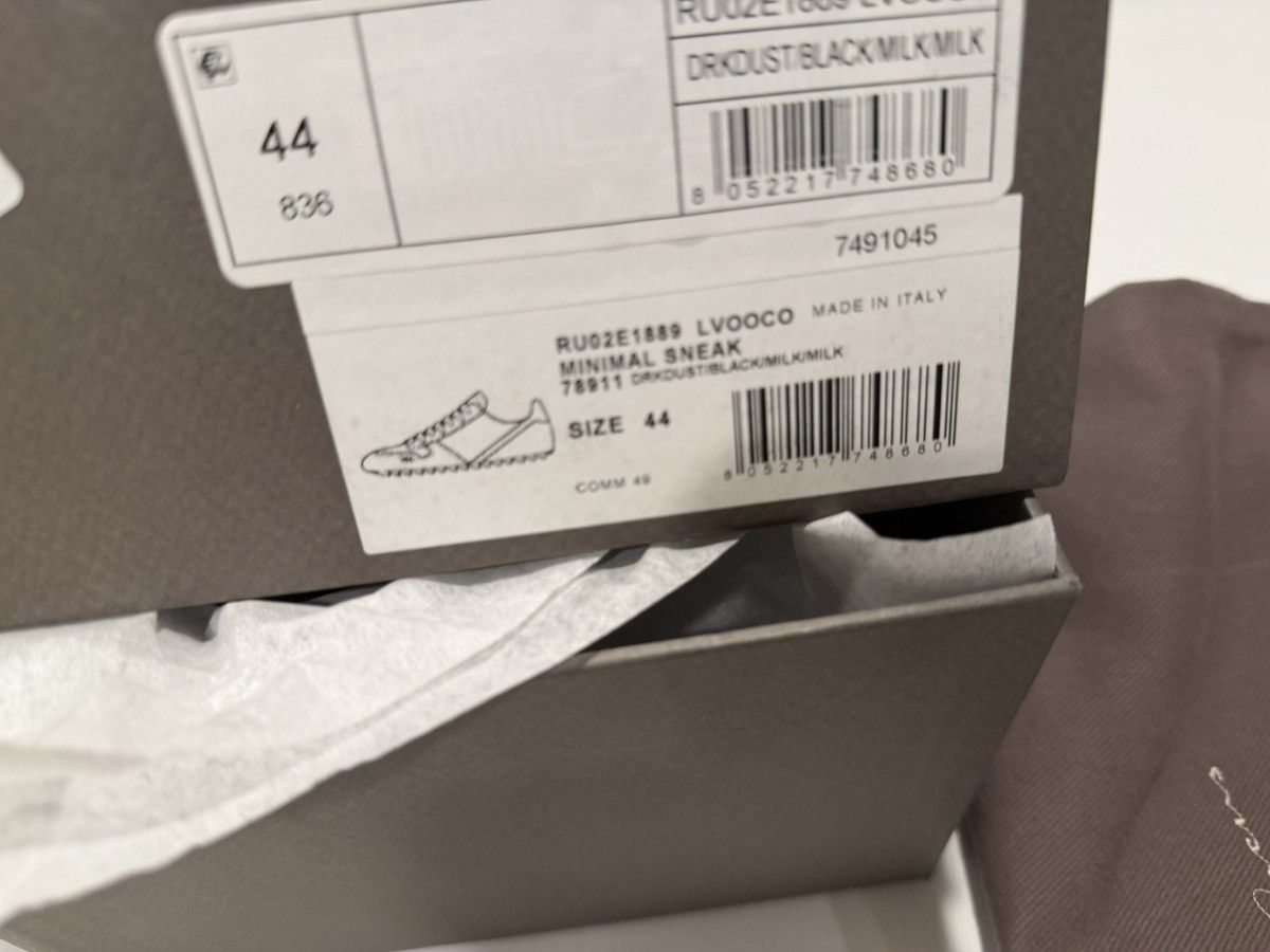 Rick Owens Rick Owens 2025 low-top sneakers. 44/11. $990 Size US 11 / EU 44 - 2 Thumbnail