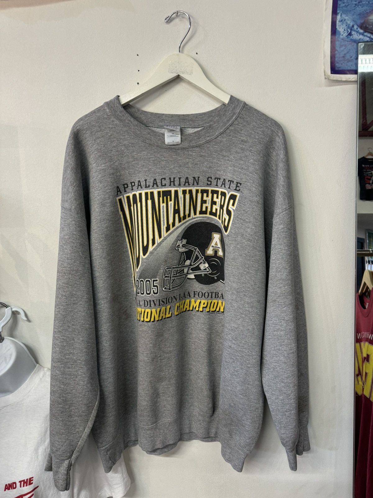 Vintage Vintage 2005 Appalachian State National Champions Crew Size US XL / EU 56 / 4 - 1 Thumbnail