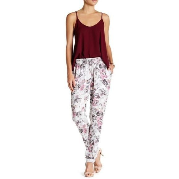 Onia Onia Lauren Orchid Print Pants Size 27" / US 4 / IT 40 - 1 Thumbnail