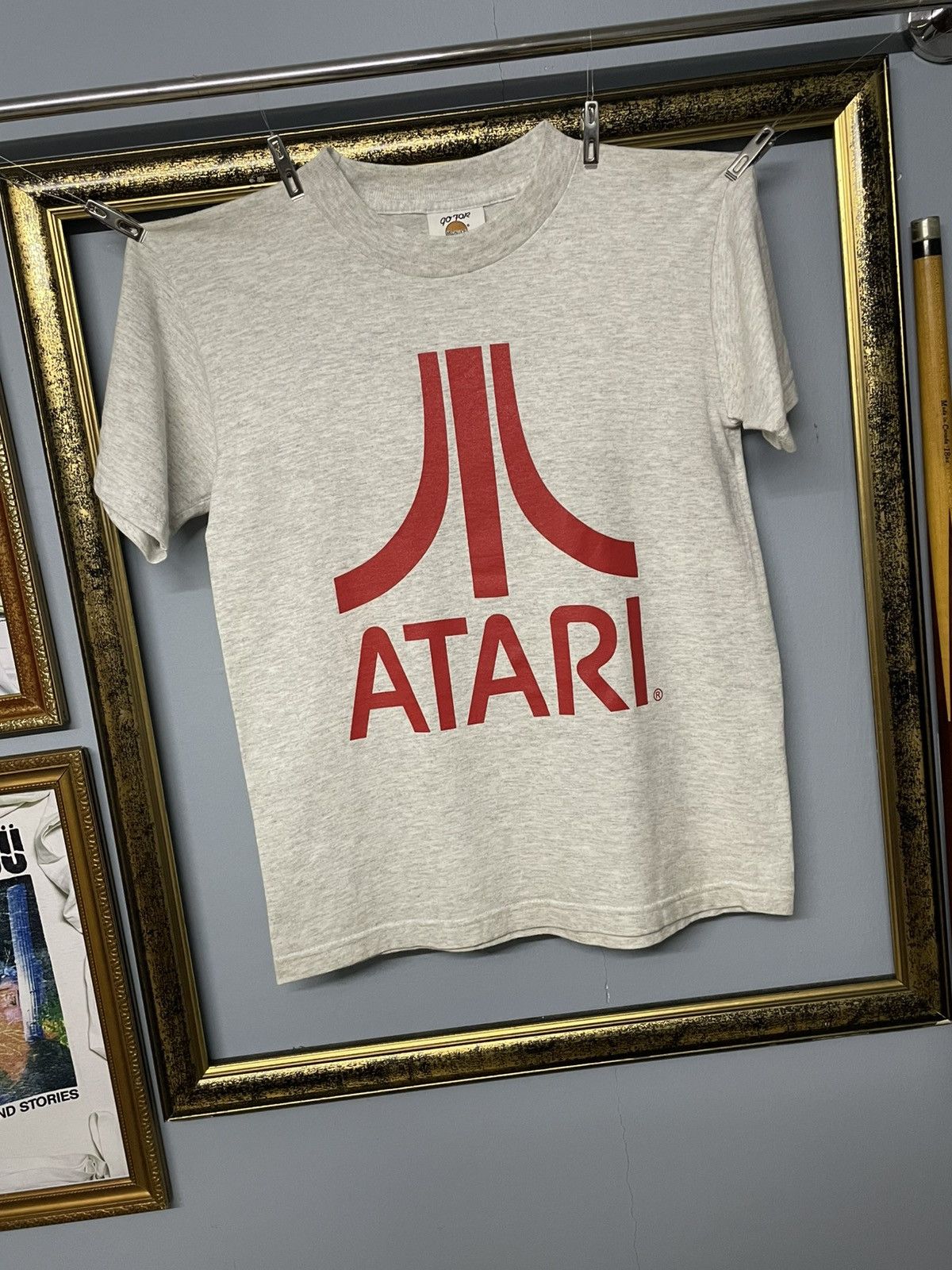 Vintage Vintage 1990s Atari Retro Video Game Thom Yorke Tshirt Size US S / EU 44-46 / 1 - 2 Thumbnail