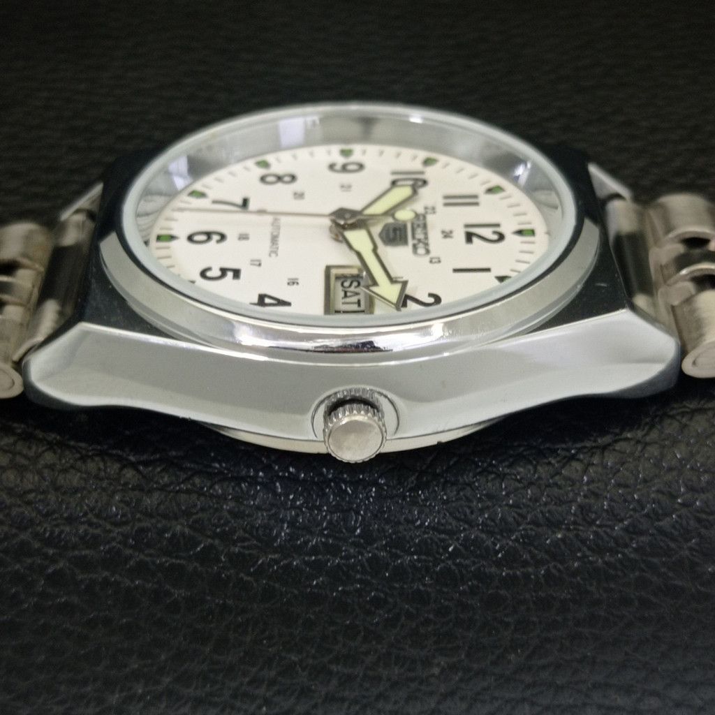 Seiko REFURBISHED VINTAGE SEIKO 5 AUTO JAPAN MENS WATCH a441709 Size 38 - 5 Thumbnail