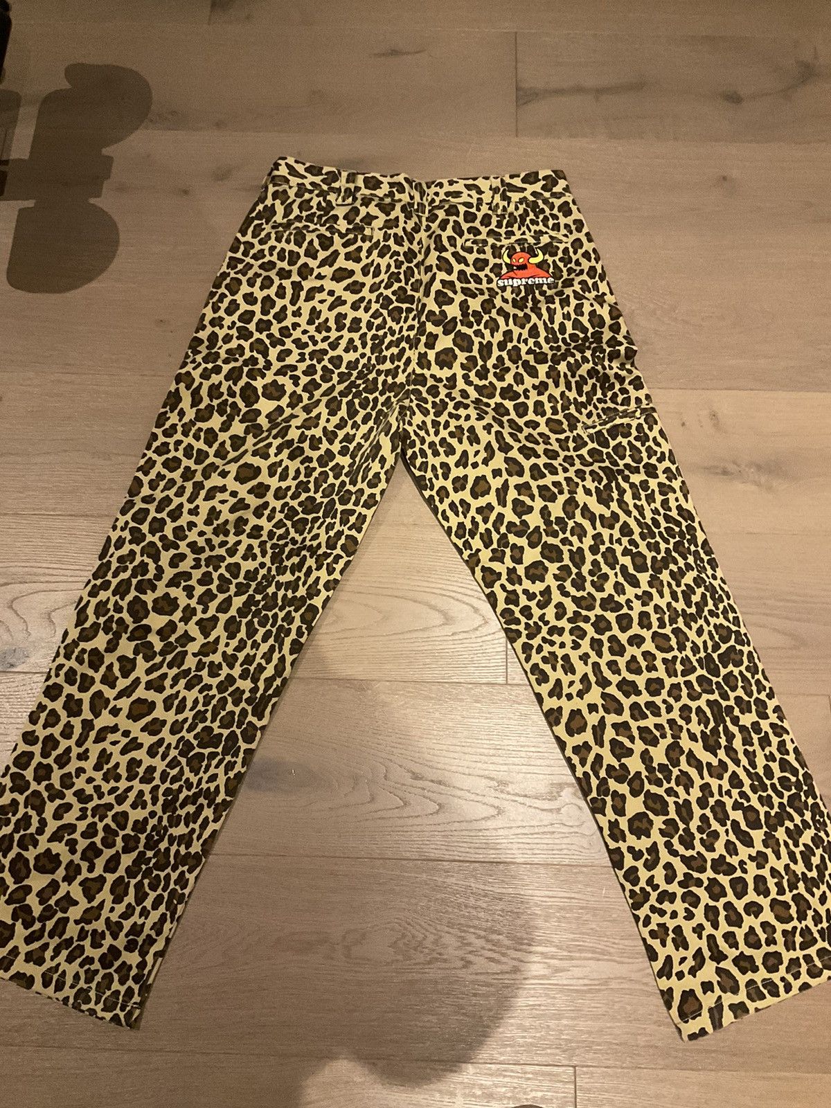 Supreme Supreme toy machine work pant leopard | Grailed