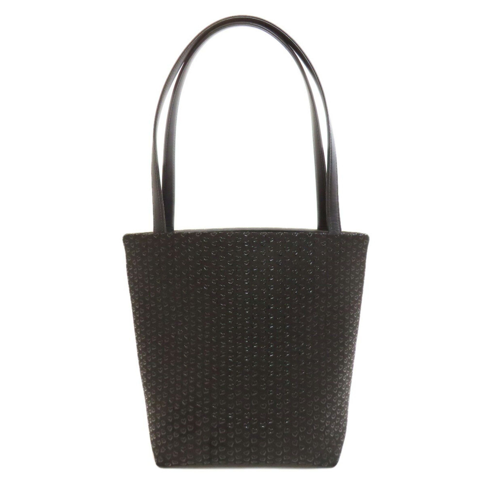 Tiffany Co Tiffany & Co. Wonder Heart Tote Bag Leather Women's Tiffany in Black