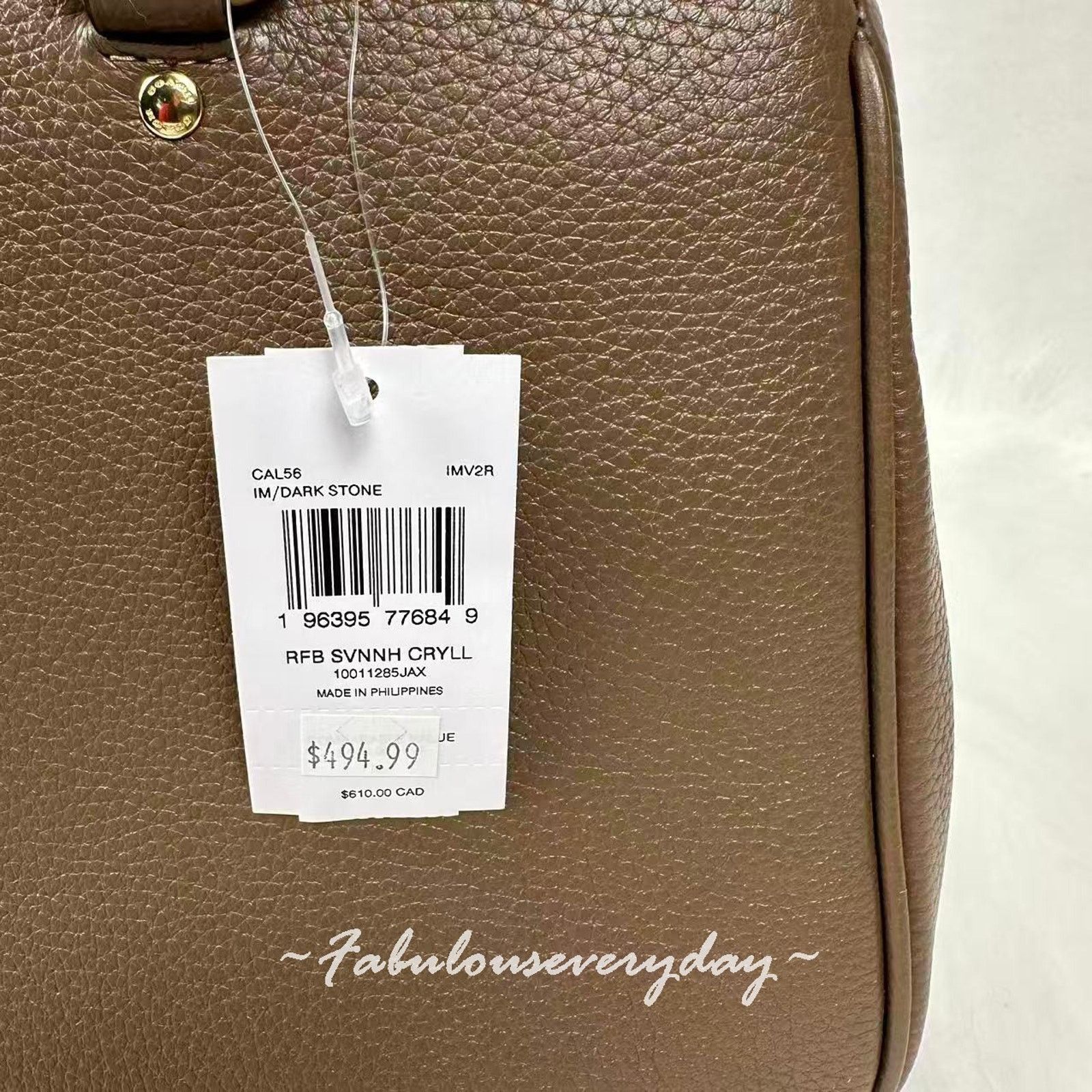 Coach Coach Savannah Carryall Crossbody Leather/Gold/Dark Stone Size ONE SIZE - 4 Thumbnail