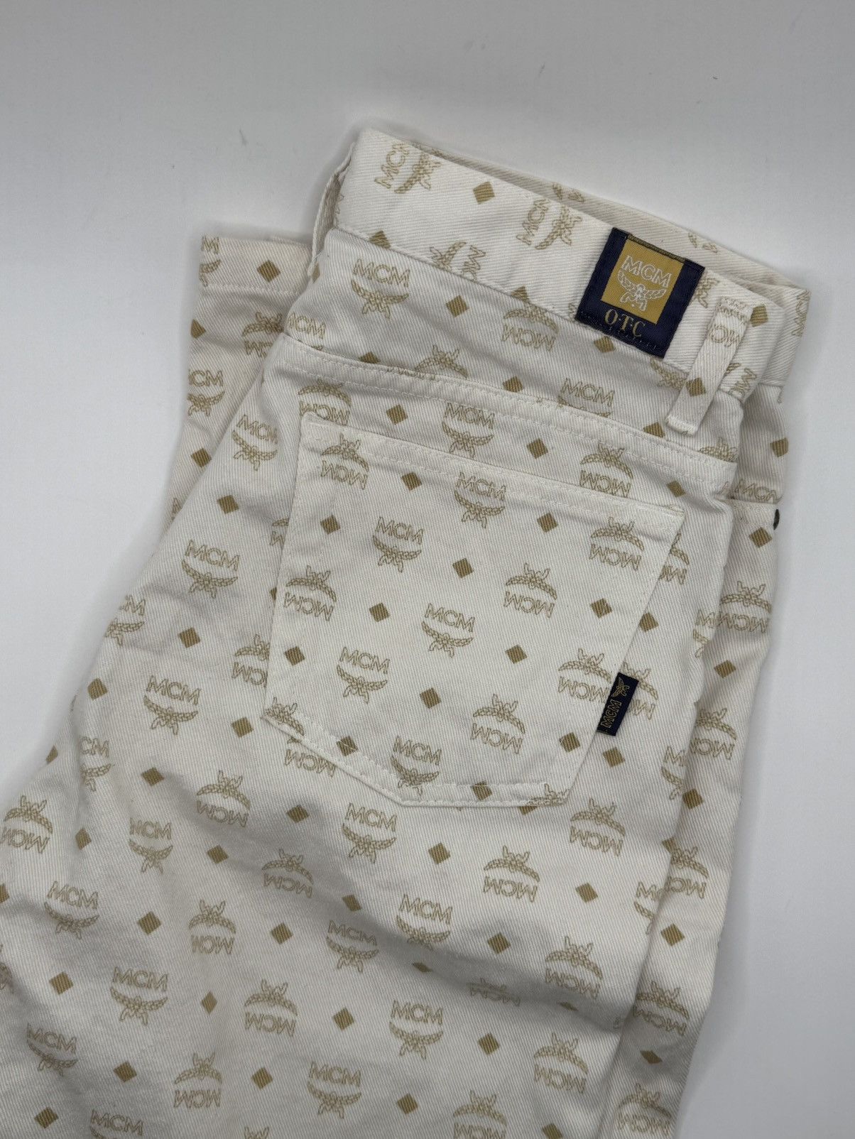 Vintage Mcm O.T.C fullprint Monogram Jeans