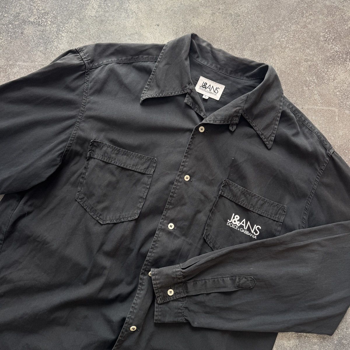 Dolce & Gabbana D&G Dolce & Gabbana Jeans 90s Vintage Button Up Shirt Size US L / EU 52-54 / 3 - 2 Thumbnail