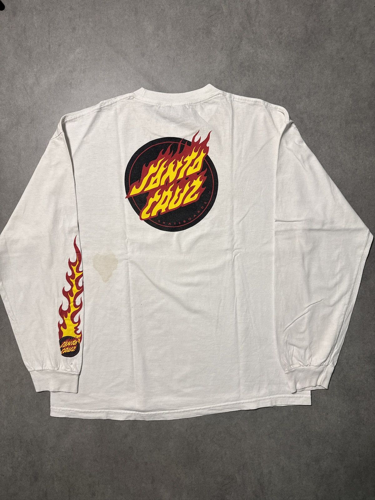 Vintage Santa Cruz Flame Logo Long Sleeve Shirt