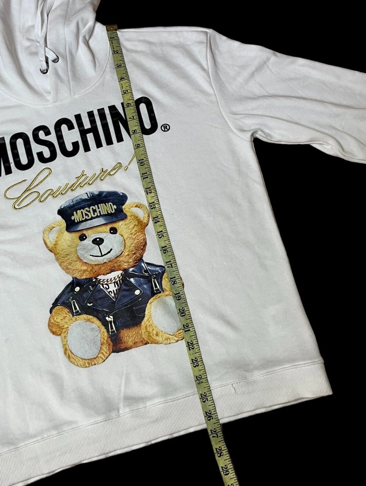 Moschino MOSCHINO MILANO COUTURE TEDDY BEAR PULLOVER HOODIES Size US L / EU 52-54 / 3 - 7 Thumbnail