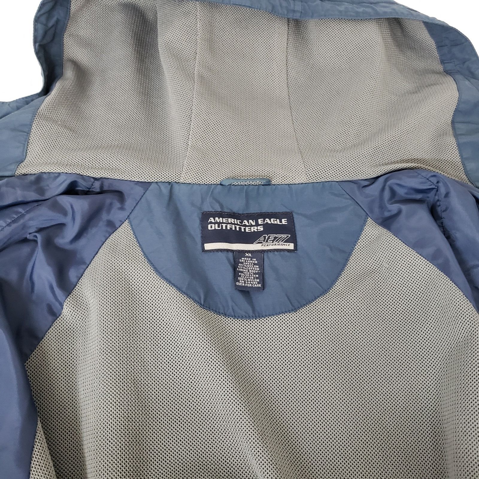 American Eagle Outfitters American Eagle AE77 Performance Jacket Hood XL Full Zip 90s Size US XL / EU 56 / 4 - 11 Thumbnail