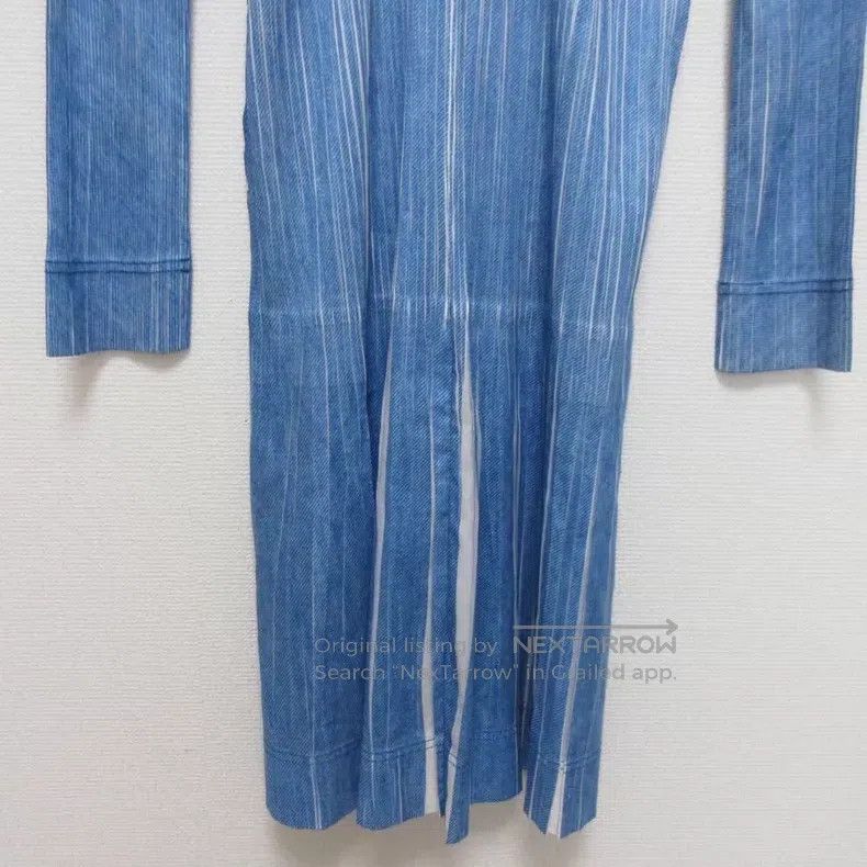 Issey Miyake Issey Miyake Denim Gradient Dress Size L / US 10 / IT 46 - 5 Thumbnail