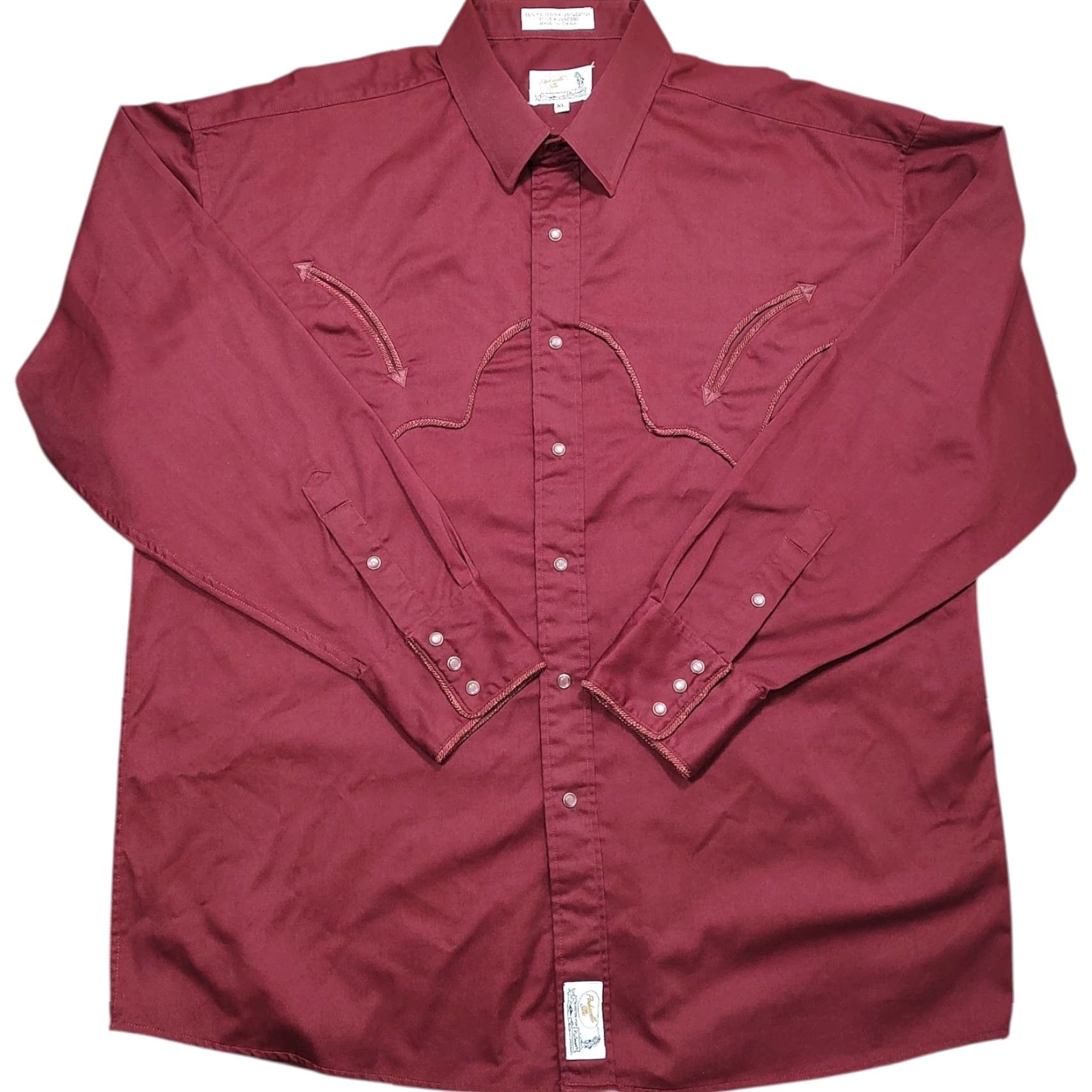 Vintage VINTAGE Panhandle Slim Pearl Snap Shirt Mens XL Red Cowboy Western Size US XL / EU 56 / 4 - 2 Thumbnail