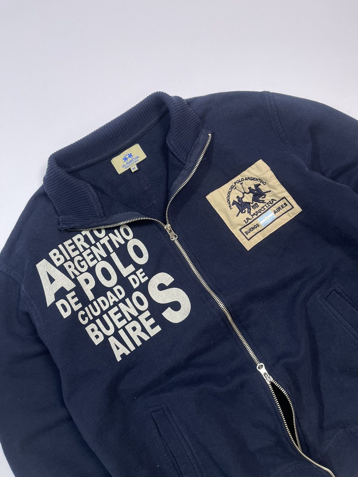 La Martina × Vintage La Martina Argentina racing zip big logo Size US M / EU 48-50 / 2 - 3 Thumbnail