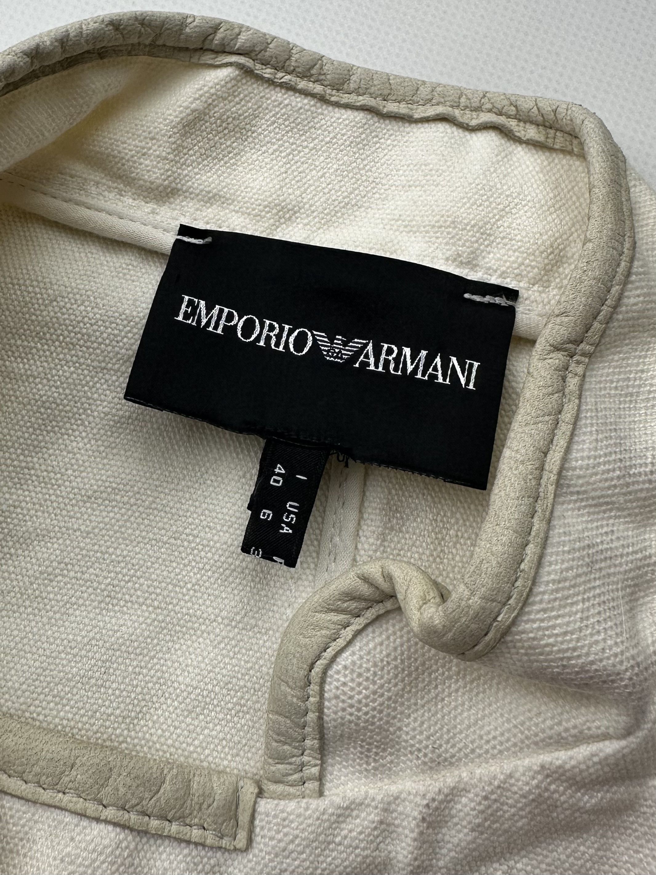 Armani Emporio Armani Asymmetry Jacket With Leather Belt (69) Size M / US 6-8 / IT 42-44 - 5 Thumbnail