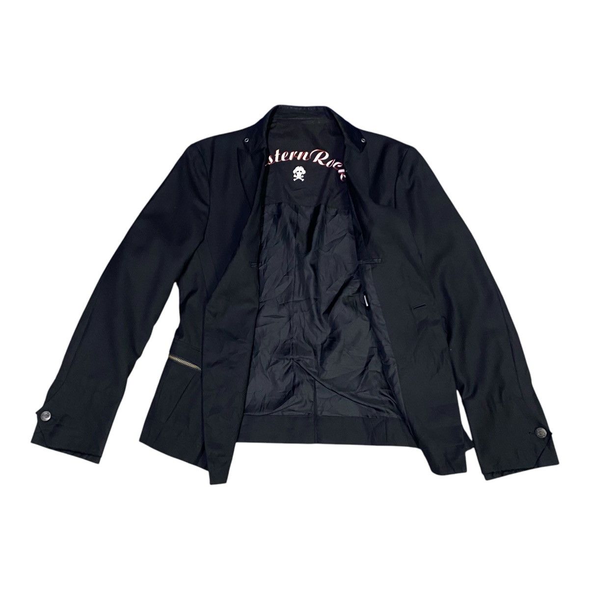 Japanese Brand × PPFM × Seditionaries PPFM Eastern Rock Punk Black Blazer Jacket Size 38R - 3 Thumbnail