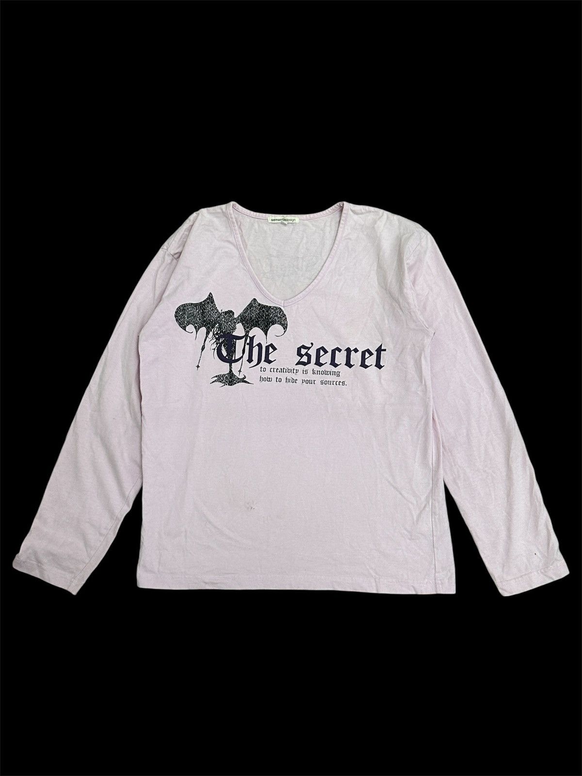 semanticdesign SemanticDesign “The Secret” V Neck L/S Shirt Size US M / EU 48-50 / 2 - 1 Thumbnail