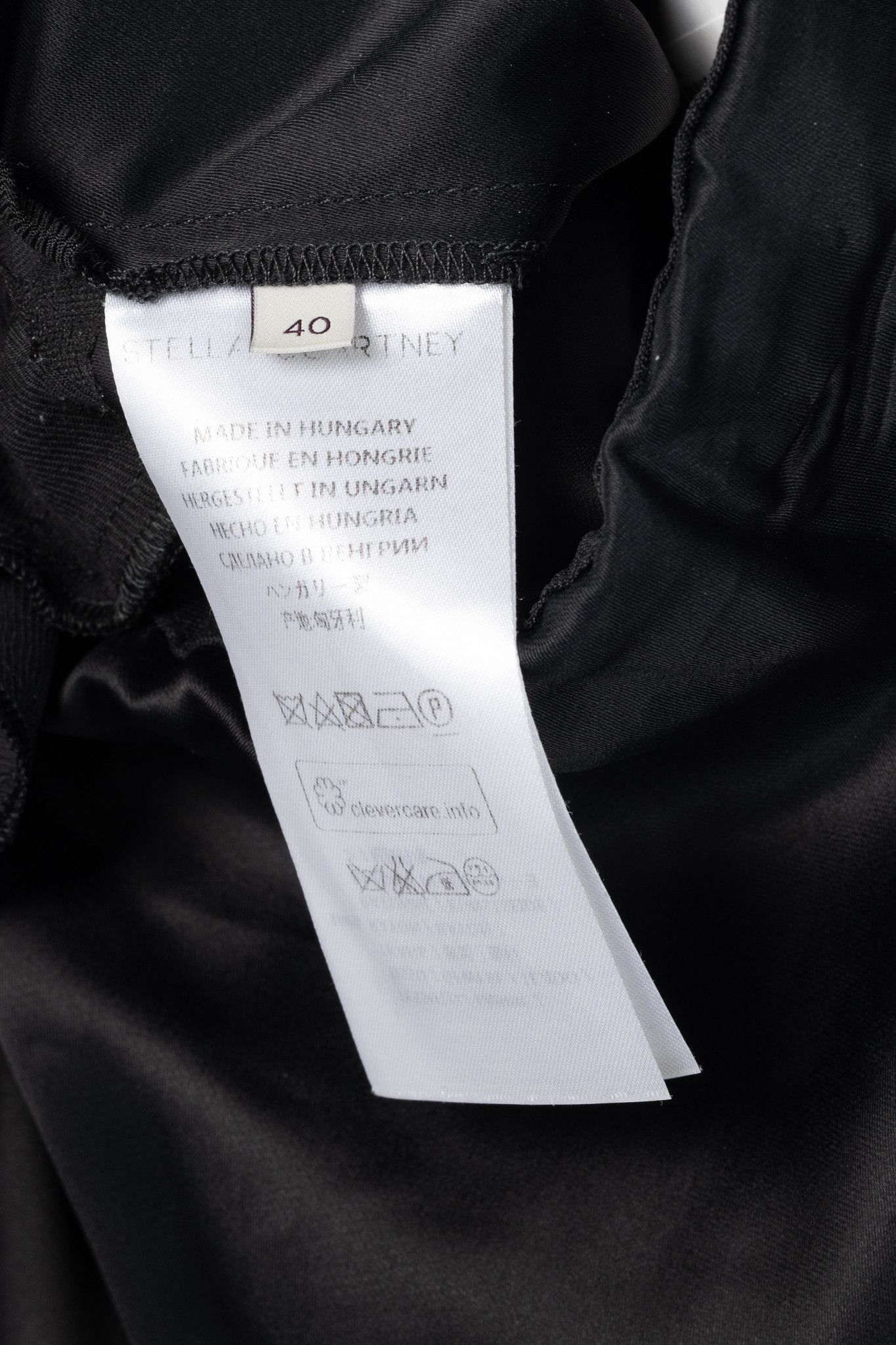 Stella McCartney Stella McCartney PF15 Layton Satin Draped-Ruffle Trousers Size 27" / US 4 / IT 40 - 7 Thumbnail