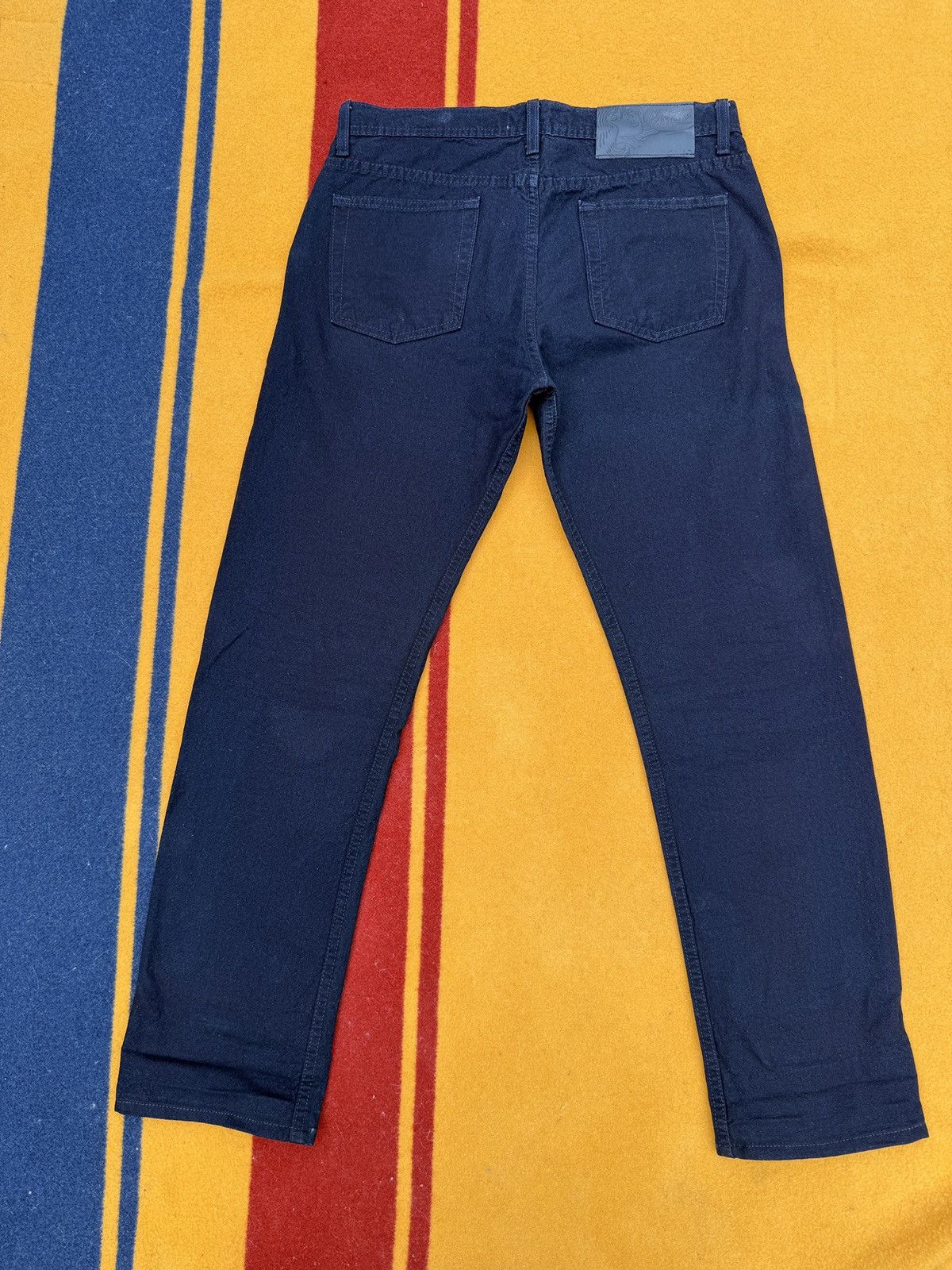 Naked & Famous Indigo Tradition Duck Canvas Weird Guys Size US 33 - 2 Thumbnail