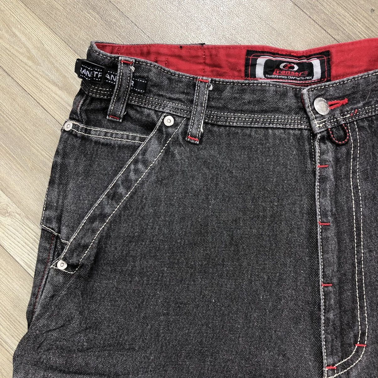 Vintage Vintage Transer Multi Pocket Cargo Bondage Baggy Jeans Y2K Size US 31 - 8 Thumbnail