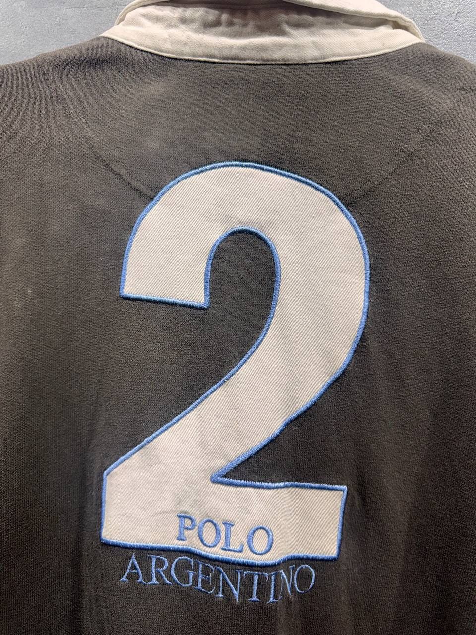 La Martina Vintage La Martina Argentino Polo Team #2 Rugby Long Sleve Size US XXL / EU 58 / 5 - 16 Thumbnail