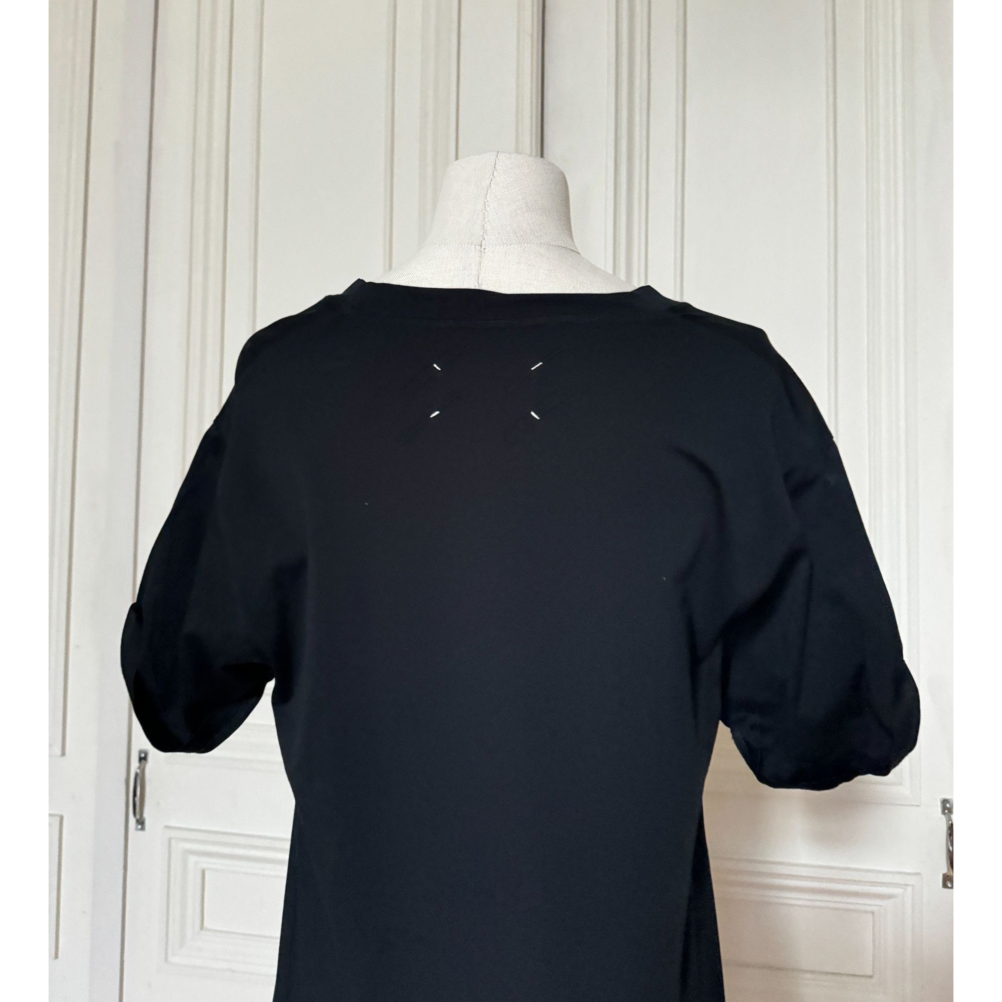 Maison Margiela SS 2008 Black Jersey Cocoon Dress Size M / US 6-8 / IT 42-44 - 3 Thumbnail
