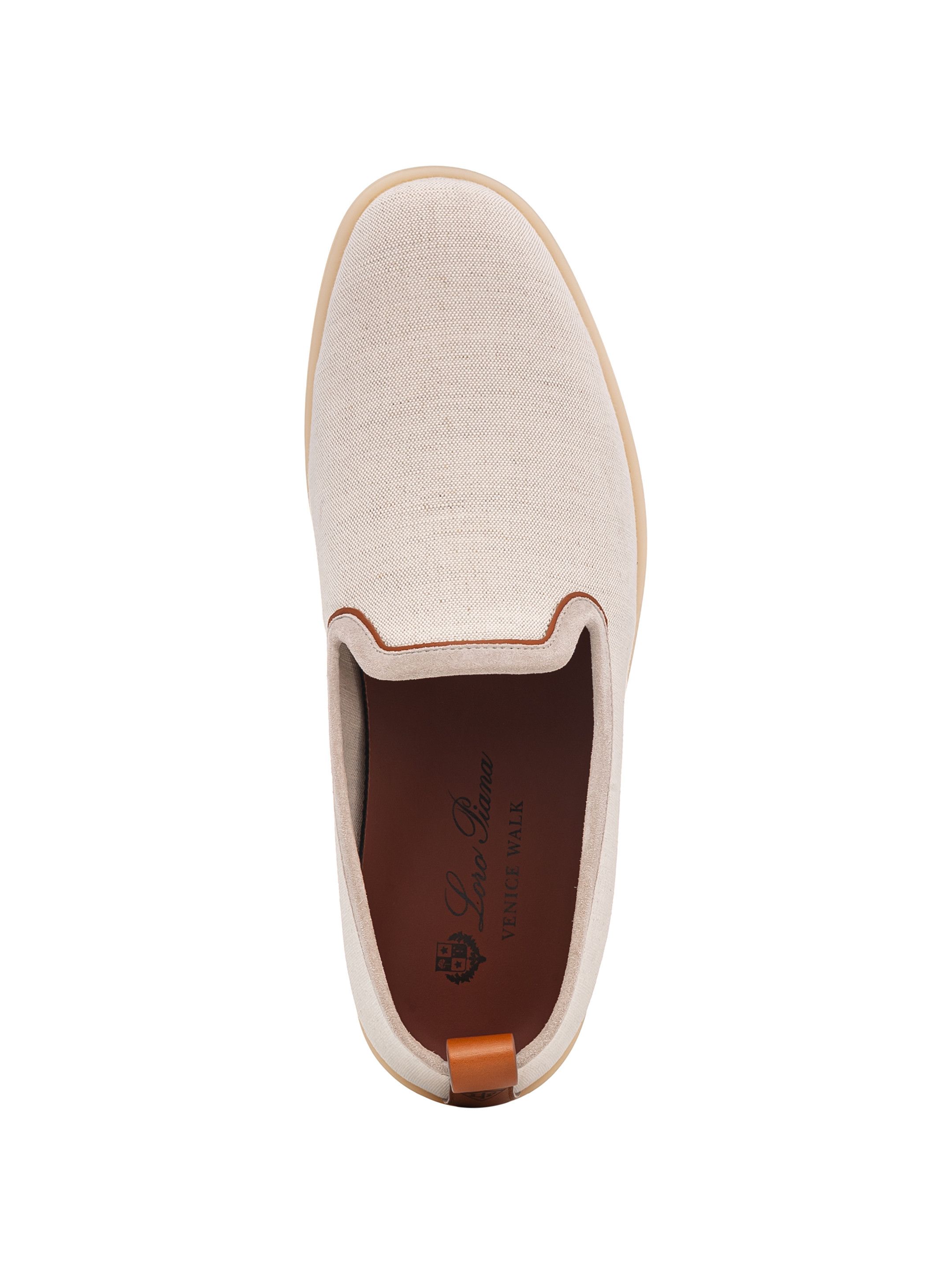 Loro Piana o1w1db10125 FAN2463 Venice Walk Loafers in Off White Size US 7 / EU 40 - 4 Thumbnail