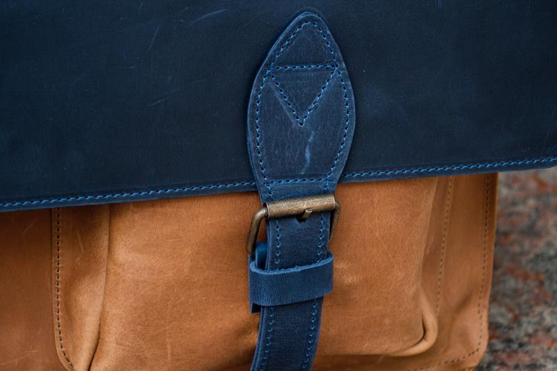 Handmade Leather business men's briefcase Size ONE SIZE - 7 Thumbnail