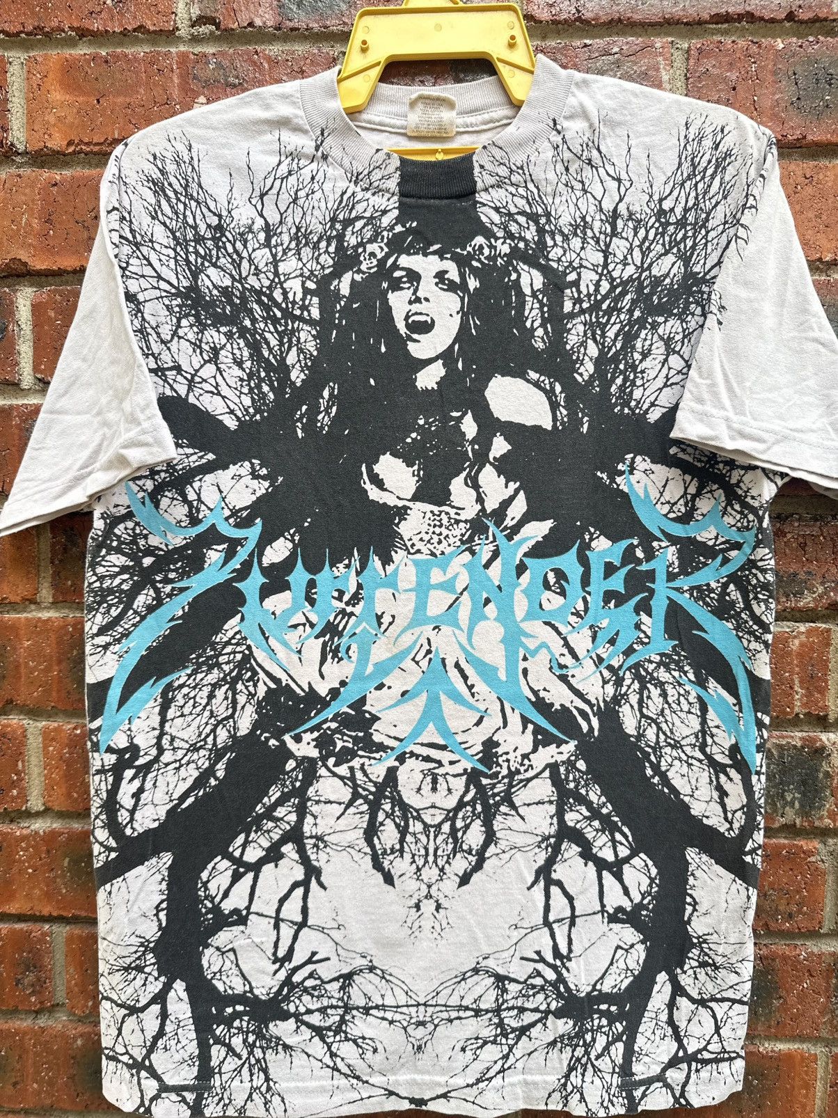 Band Tees × GRN Vintage Grn Mayhen Pure Norwegian Black Metal Faded Tee Size US M / EU 48-50 / 2 - 2 Thumbnail
